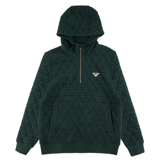 Quilted Henley Hoody