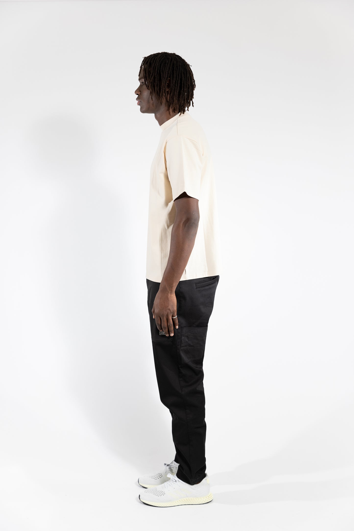 Bonded Winter  Twill Chino - Black