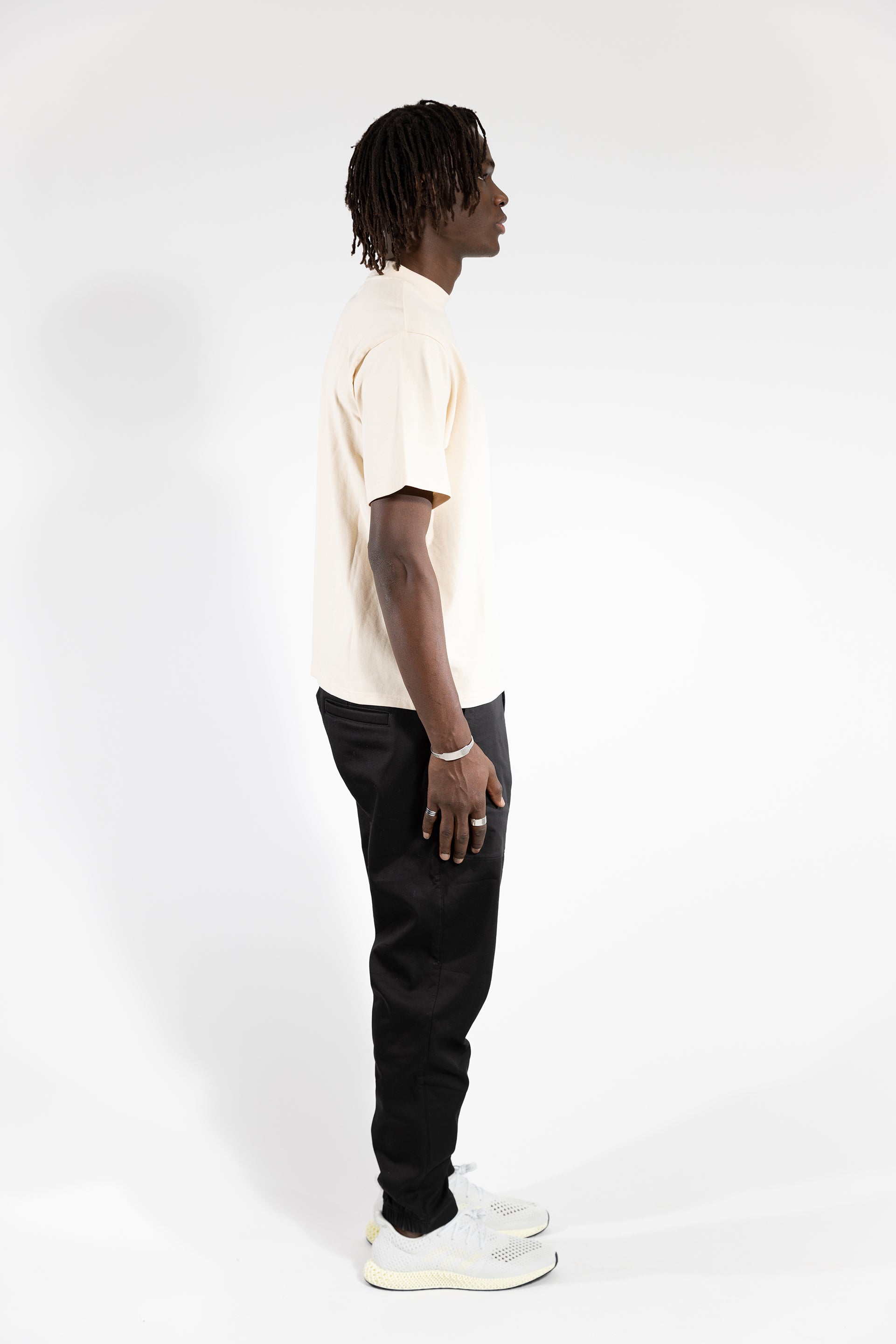 Bonded Winter Twill Chino - Black