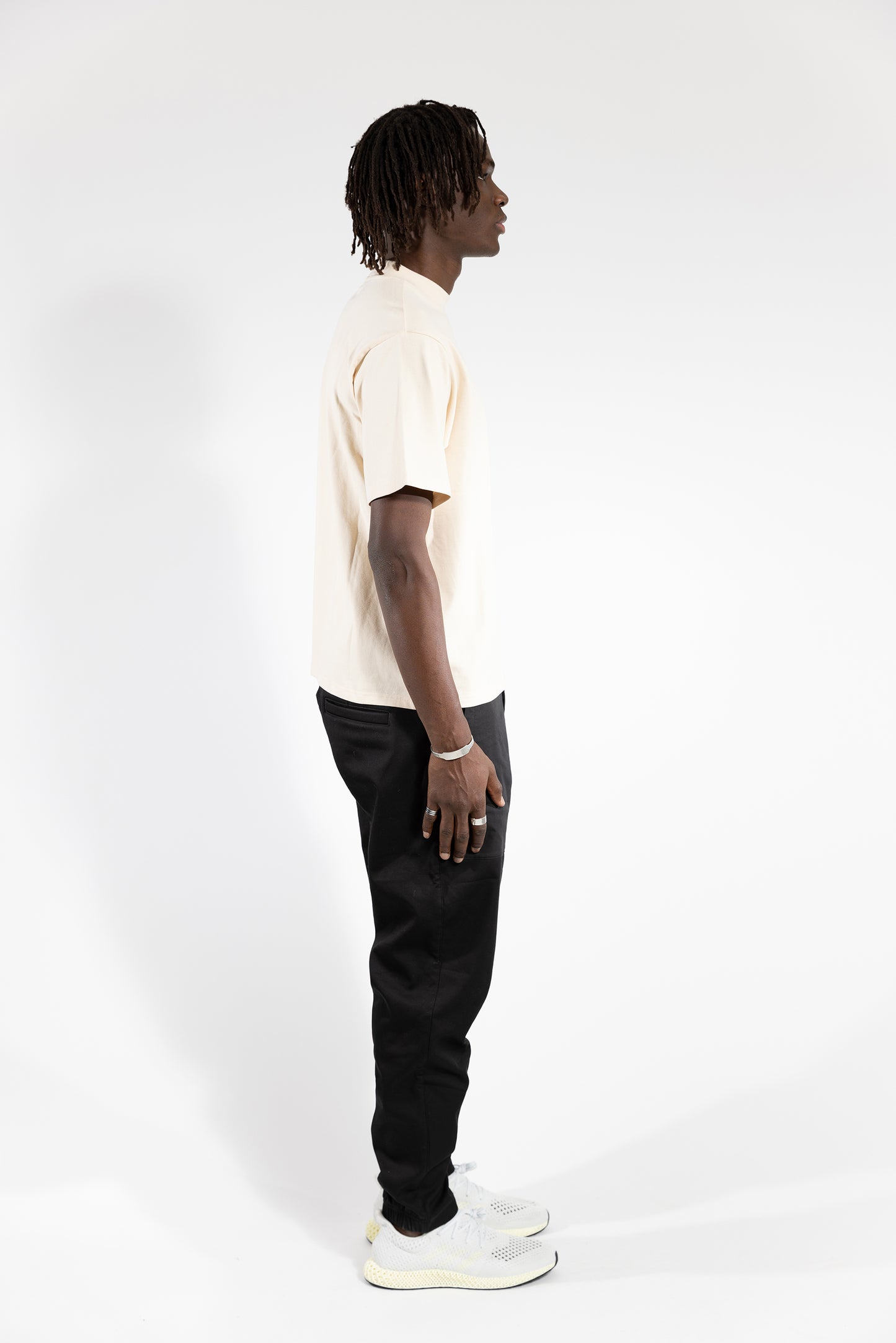 Bonded Winter  Twill Chino - Black